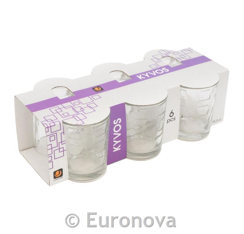 Kyvos čaša tumbler / 16cl / 6 kom