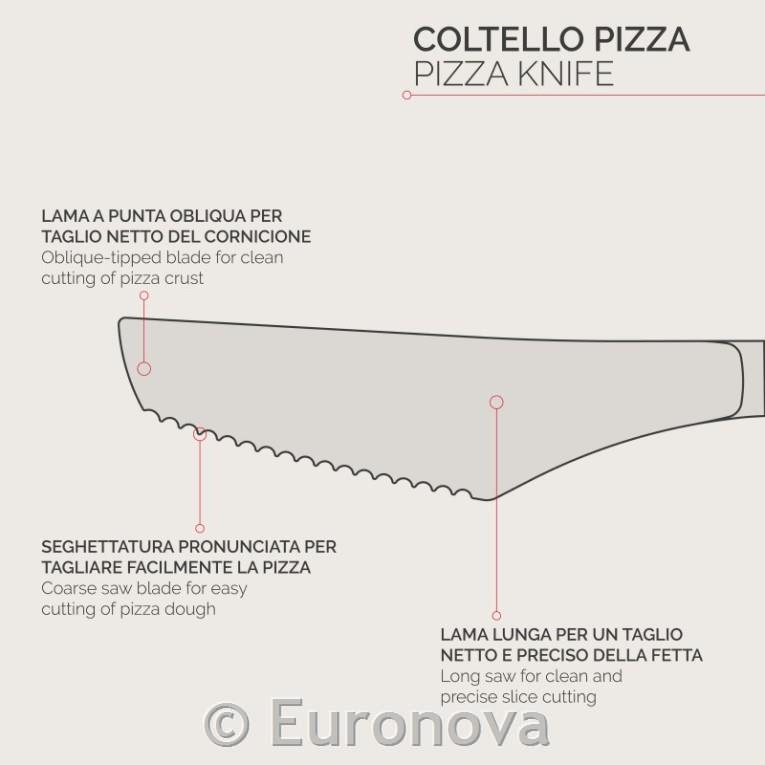 Cateri nož za pizzu / 21cm / 12 kom