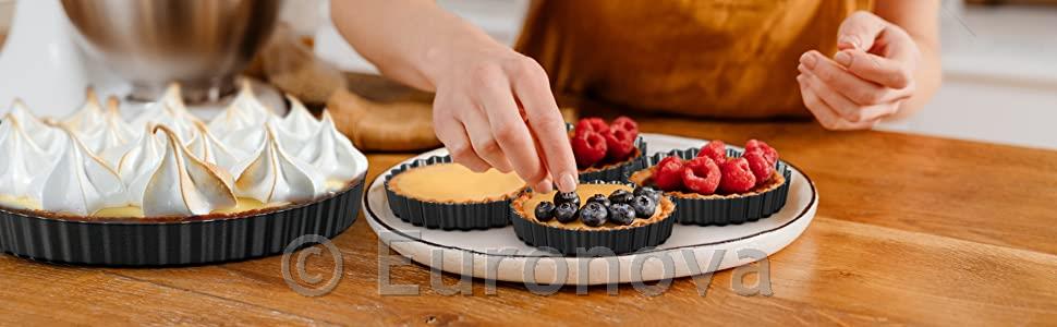 Pekač za tartlet pitu / 10cm / 6 kom