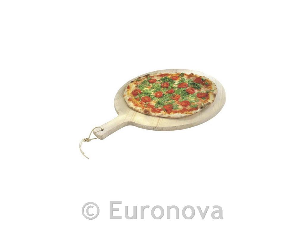 Drveni poslužavnik za pizzu / 34cm