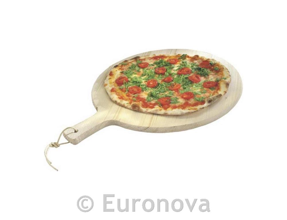 Drveni poslužavnik za pizzu / 49cm