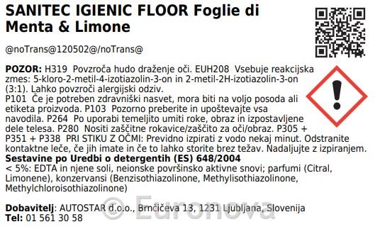 Igienic Floor /5L/ čistilo za tvrd povr