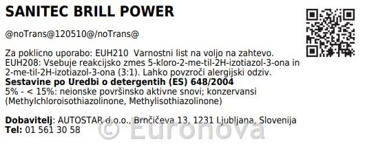 Brill Power /5L/ sredstvo za sjaj