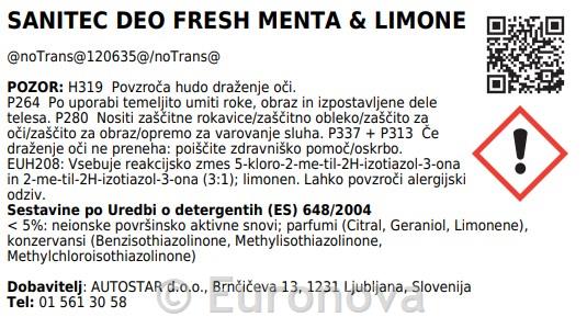 Deo fresh / 750ml / miris bijeli mošus