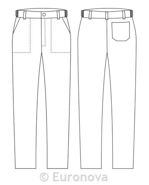 Kuharske hlače /Evo /gessato /XL