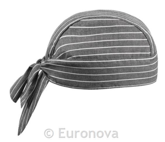 Kuharska bandana /new gray striped/ 2kom