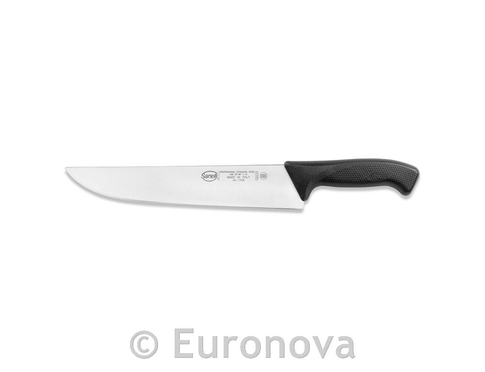 Mesarski nož / 27cm / crni / Skin