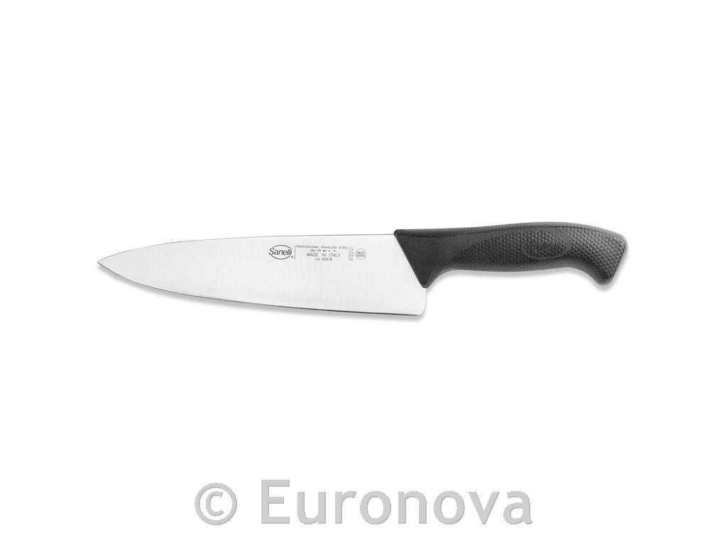 Kuhinjski nož / 21cm / crni / Skin