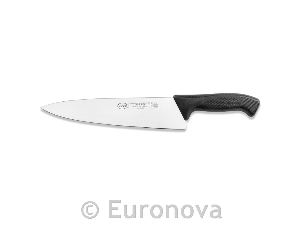 Kuhinjski nož / 25cm / crni / Skin