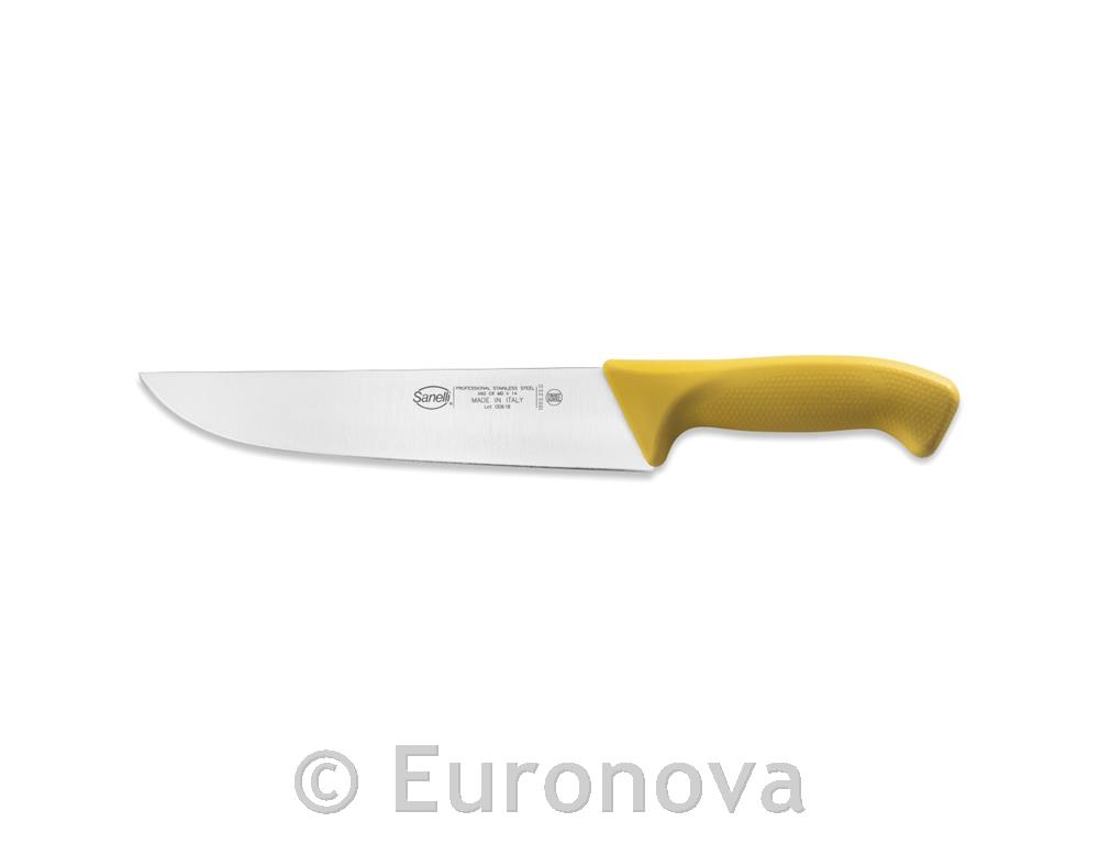 Mesarski nož / 22cm / žuti / Skin