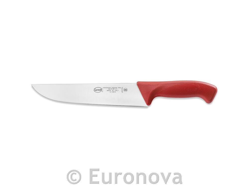Mesarski nož / 22cm / crveni / Skin