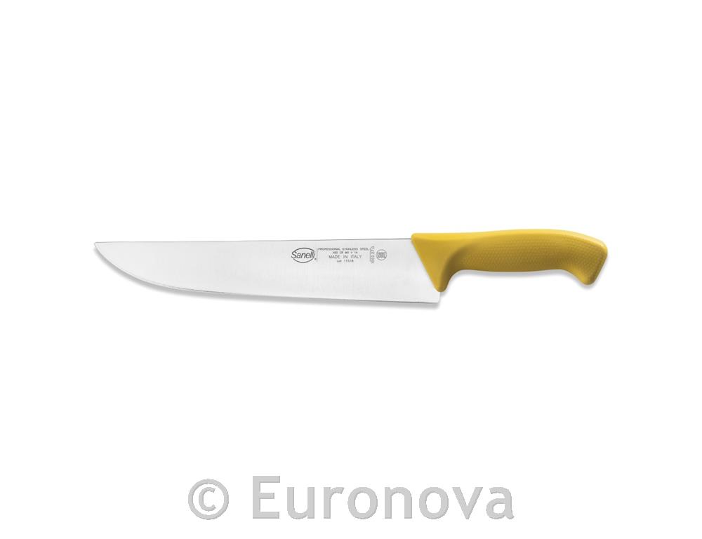 Mesarski nož / 27cm / žuti / Skin