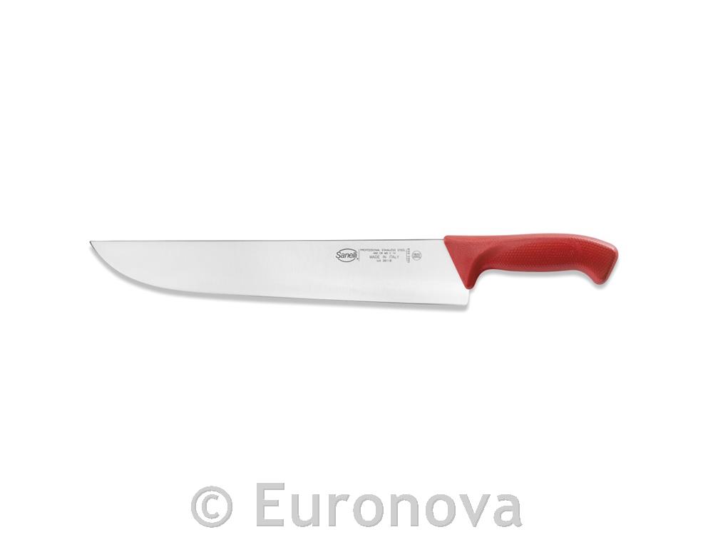 Mesarski nož / 33cm / crveni / Skin