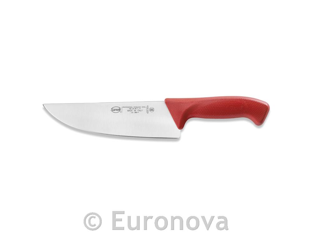 Nož za sjeckanje / 20cm / crveni / Skin