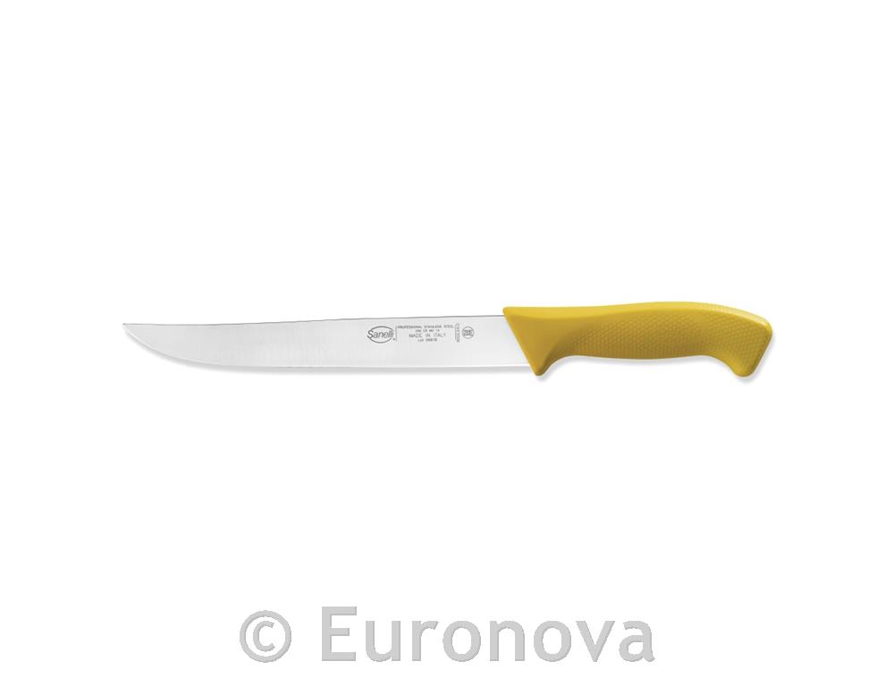 Nož za pečenje / 24cm / žuti / Skin