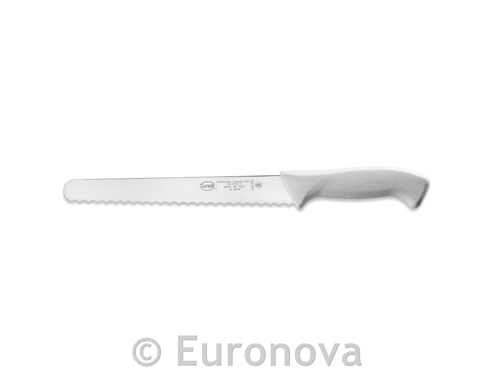 Nož za kruh / 24cm / bijeli / Skin