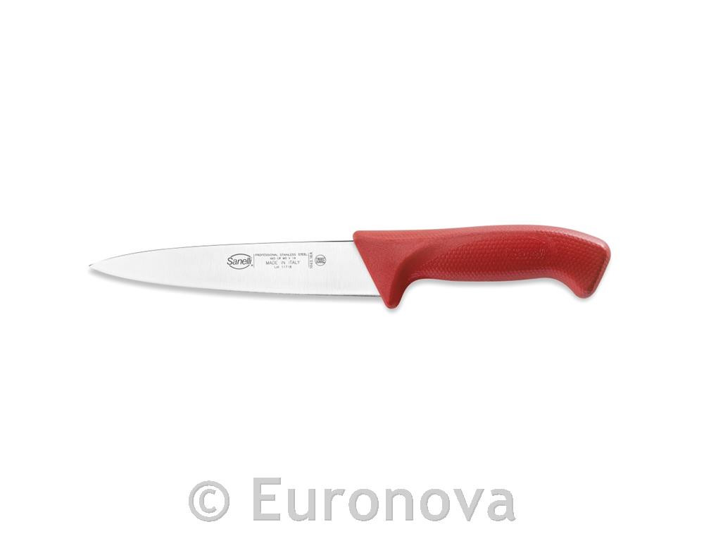 Mesarski ubodni nož /18cm/ crveni / Skin