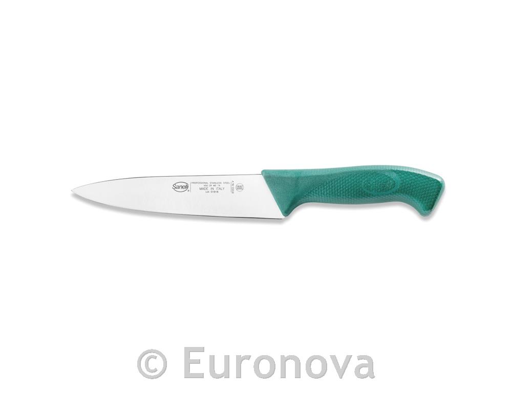 Kuhinjski nož / 16cm / zeleni / Skin