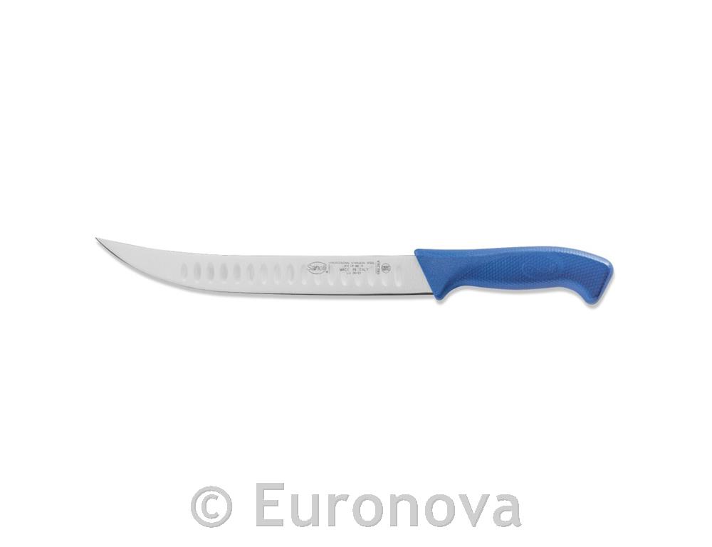 Mesarski nož / 26cm / scimitar / plavi