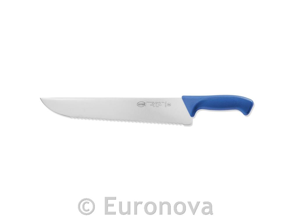 Nož za ribu / 33cm / nazubljen / plavi