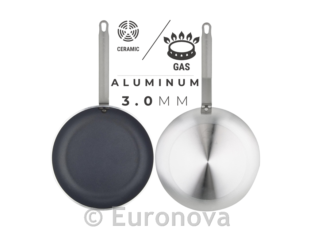Wok aluminij / 30cm / 3mm / Nonstick
