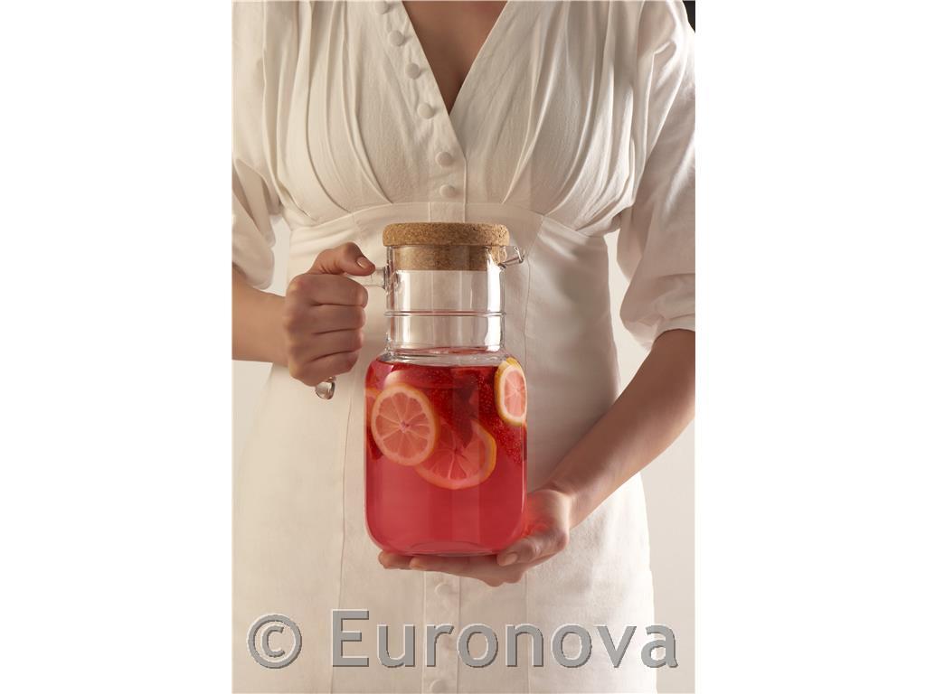 Hoop vrč / 1.5L / s plutenim poklopcem