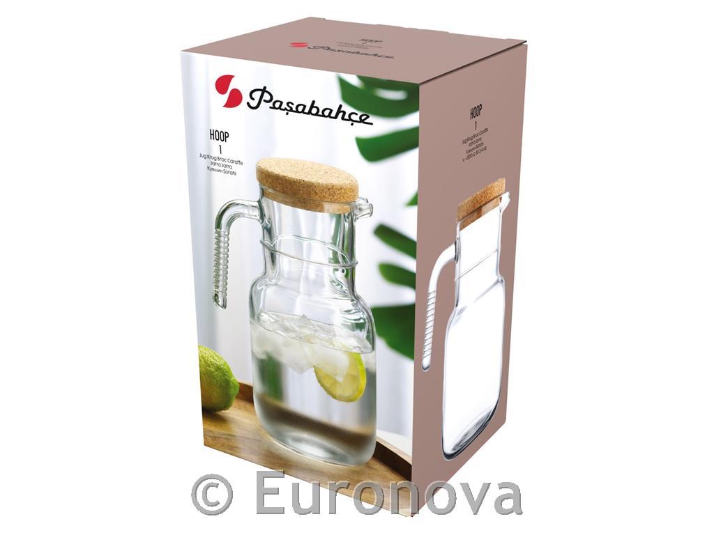 Hoop vrč / 1.5L / s plutenim poklopcem