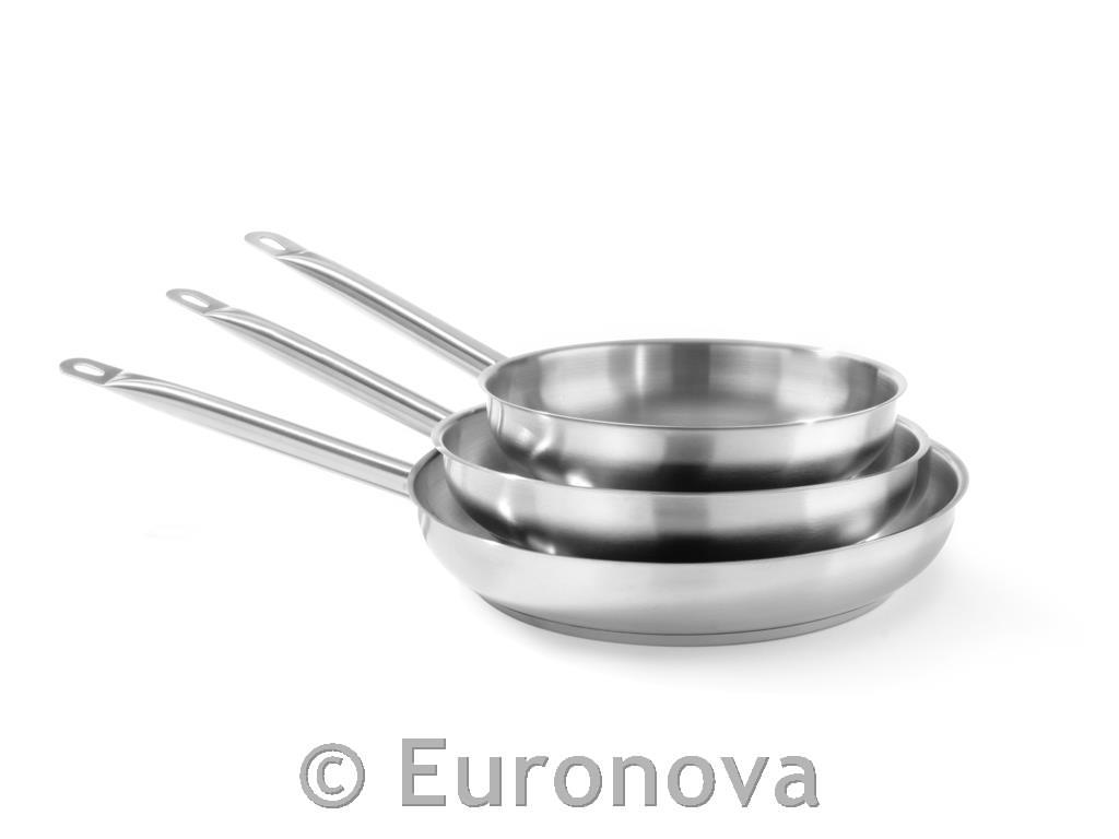 Plitka tava INOX /20cm/1mm/ indukcija